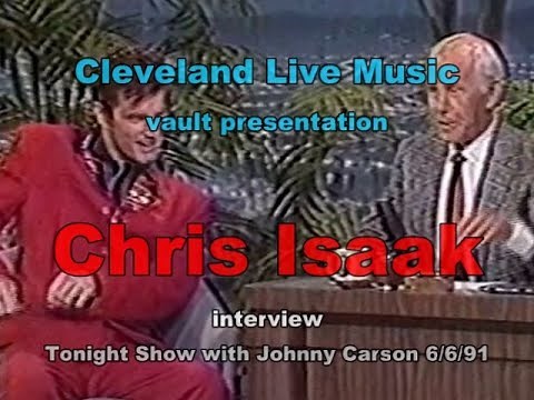 Chris Isaak interview by Johnny Carson on the Tonight Show 6/6/91