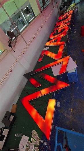 Custom LED Signage Design in Various Colors