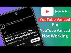 How to fix YouTube Revanced not working ( new rules ) YouTube video not opening problem