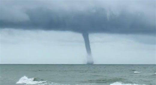 Dramatic Waterspout Spotted Off Florida Coast