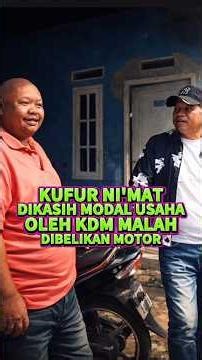 KDM KECEWA‼️ DIKASIH MODAL MALAH DIBELIKAN MOTOR