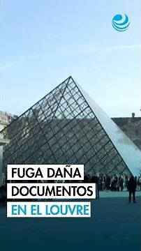 Centenares de documentos dañados por una fuga de agua en el museo del Louvre
