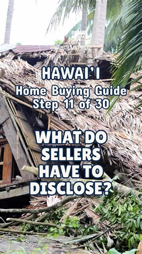 Step 11: Seller's Real Property Disclosure Statement #homebuyingtips