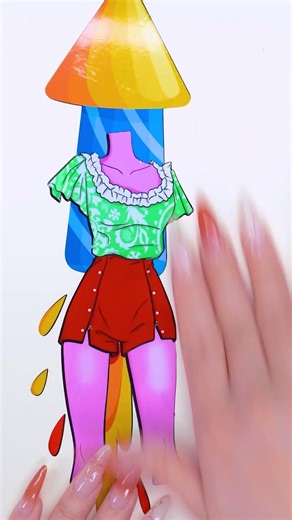 INCREDIBOX SPRUNKI Oren Rescues Pinki from a Rocket 🚀💖 | Sticker Book ASMR #shorts