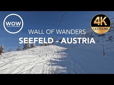 WOW - A relaxing flight through the skiing resort in Seefeld, Austria