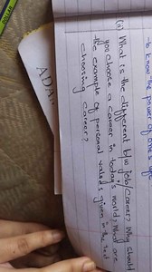 Questions:What is the difference between a job and a career?W... | Filo