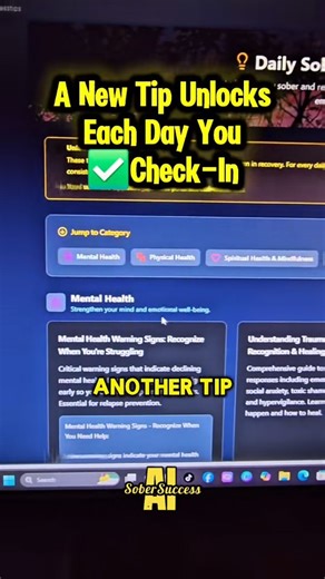 💻- SoberSuccess AI '11 Pillar Program' Is Coming Soon... 📲- SoberSuccess AI Recovery Program/App Includes: • 1-on-1 Virtual Coaching • Access 24/7 To AI Sober Coach • 11-Pillar Recovery System • Sober-Time Tracker/Meeting Finder • Personalized Recovery Plan • Personalized Meal & Exercise Plan • Daily Check-In/Tips/Journal • Printable Workbook & Certificates • Learn Triggers/Coping Skills • Bonus Free Courses • NLP - Powered • Rewire Your Brain/Transform Your Life • EVERYTHING You NEED To Stay 