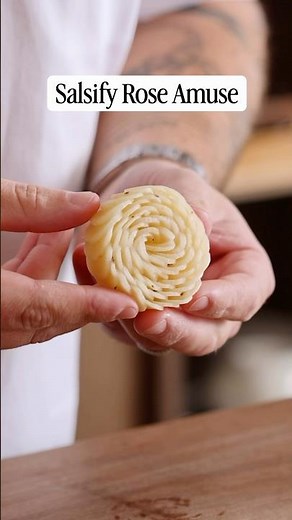 How to Make a Salsify Rose!