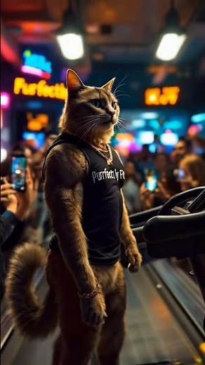 "Journey of Sir Fluffington: From a Chonky Cat to a Feline Fitness Influencer and Back"
