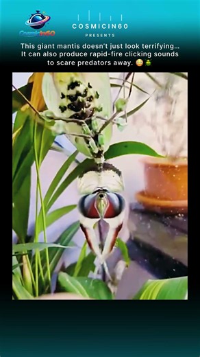 This Giant Mantis Uses Sound To Terrify Predators 😳🪲
