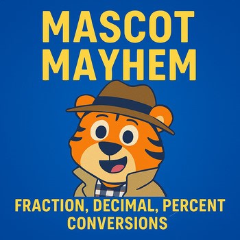 Fraction, Decimal, Percentage Conversion Activity - Math Mystery