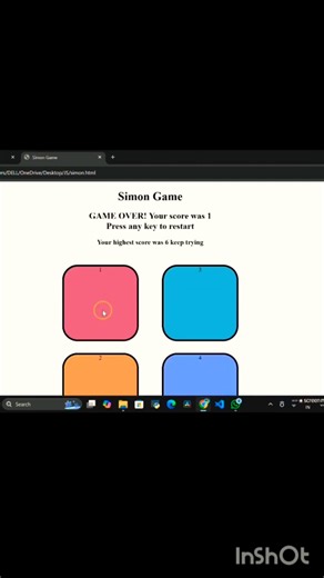 Day 3 of 100 days coding challenge #100dayschallenge #coding #shorts