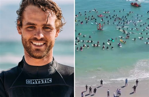 Community Honours Kite Surfer Graham Howes with Moving Tribute