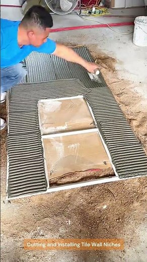 Cutting and Installing Tile Wall Niches