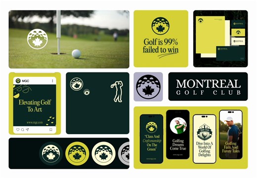 Golf Club Branding Design