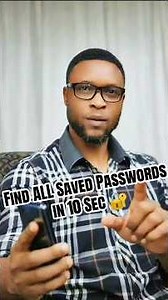 Find ALL Saved Passwords in 10 Sec 🔐