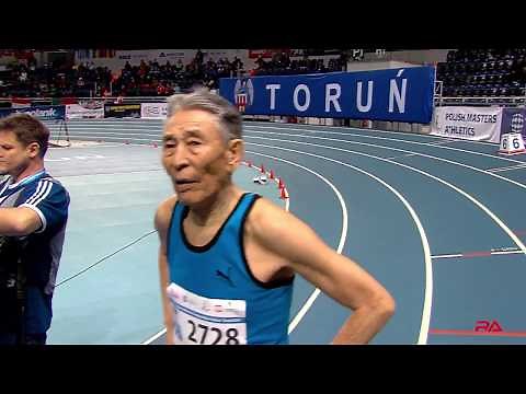 World Record Masters M85 400m Indoor at Torun 2019
