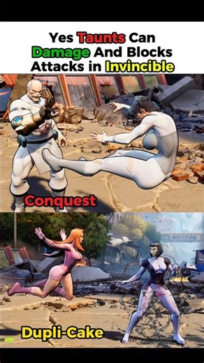 Yes Taunts CanDamage And Blocks Attacks in Invincible - Invincible #invincible