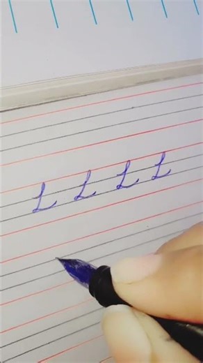 capital letter "L" in cursive writing #cursive #cursivewriting #cursivehandwriting #cursiveletter