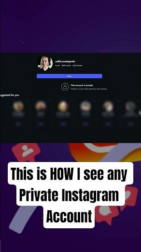 This is how I see any Private Instagram Profile (Easy method) *2026*