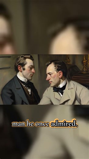 The moment Basil sees what Dorian Gray became