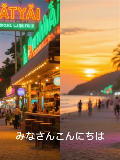 パタヤナイトライフ男女比較シリーズ１４ 夜のビーチで友達と女の子と騒ぐ男子 vs 海辺カフェでゆったり女子 同じパタヤの夜🌙 男はビーチで友達＆女の子と大騒ぎ🏖️ 女は海辺カフェでゆったりチル☕️ 同じ街、同じ時間。 でも楽しみ方は真逆！ あなたはどっち派？👇 #パタヤ #パタヤナイト #男女比較 #海外旅行 #Pattaya #PattayaNightlife #ThailandTravel #TravelTok