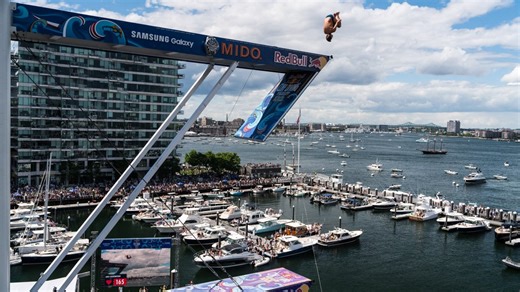 They're on the edge of glory — and an art museum — as cliff divers come to Boston