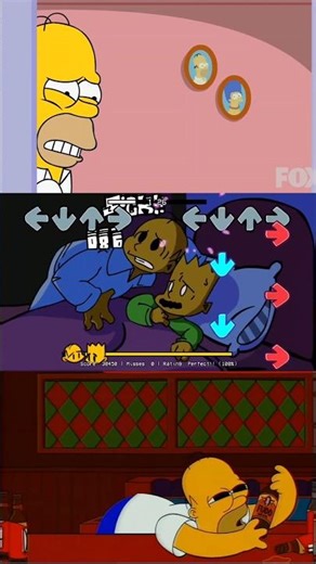 Scary Homer Vs Bart - Boogieman - FNF The Simpsons Mod #fnf #thesimpsons #shorts