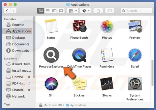 ProgressExplorer Adware (Mac)