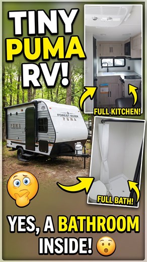 Incredible Tiny RV with Kitchen and Bathroom