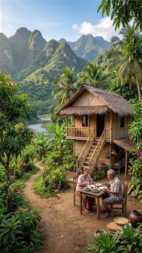 "Peaceful Afternoon in a Philippine Village | Realistic 4K Cinematic"