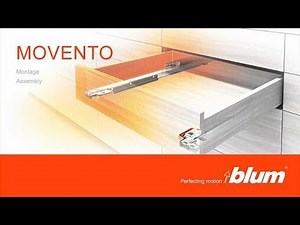 Blum Movento Tip on with Soft Close Drawer Slides