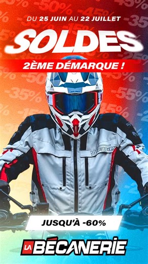 Jusqu'à -60% sur les soldes à la Bécanerie