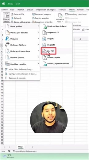 How to transfer data from a PDF table to Excel 🥇