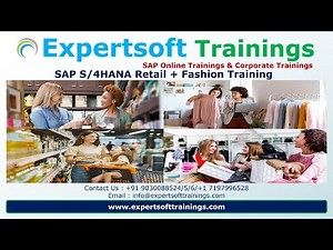 SAP S4HANA Retail + Fashion 2023 Training | SAP S4HANA Retail Training | SAP S4HANA Fashion Training