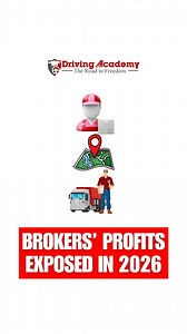 HOW BROKERS TAKE YOUR MONEY! 2026 COULD CHANGE EVERYTHING! There are three key players in trucking: 1️⃣ The shipper 2️⃣ The broker 3️⃣ The truck driver Shippers don’t usually call trucking companies directly, they call brokers, the middlemen. The broker charges the shipper a rate, then finds a carrier willing to haul the load for less. The difference? That’s the broker’s profit. 💰 Example: Shipper pays $1,500 Carrier hauls it for $1,000 Broker keeps $500 Good for brokers… not so great for drive