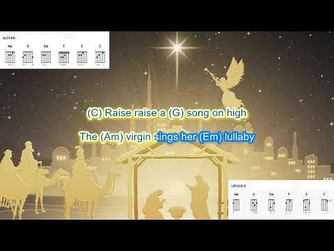 What Child is This (no capo) by Joanne Cooper play along with scrolling guitar chords and lyrics