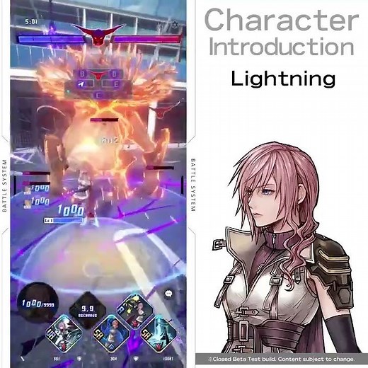 Dissidia Duellum Final Fantasy Character Introduction: Lightning
