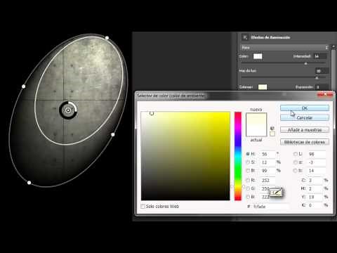 Añadir luces y textura a un fondo con Photoshop. Tutorial en español