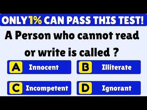Intelligence Test Quiz || Only Geniuses Can Score 10/10 || IQ Test Quiz #intelligence #quiz