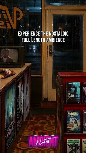 90's Video Rental Store - Nostalgic Ambience