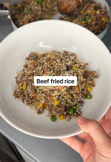 Easy beef fried rice recipe in under 30 minutes