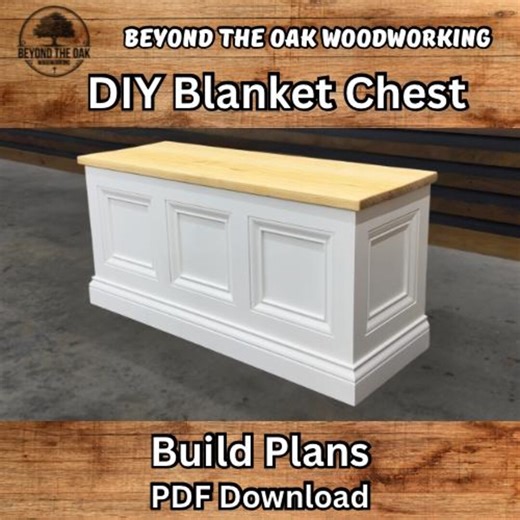 Blanket Chest Build Plans | PDF Download - Etsy