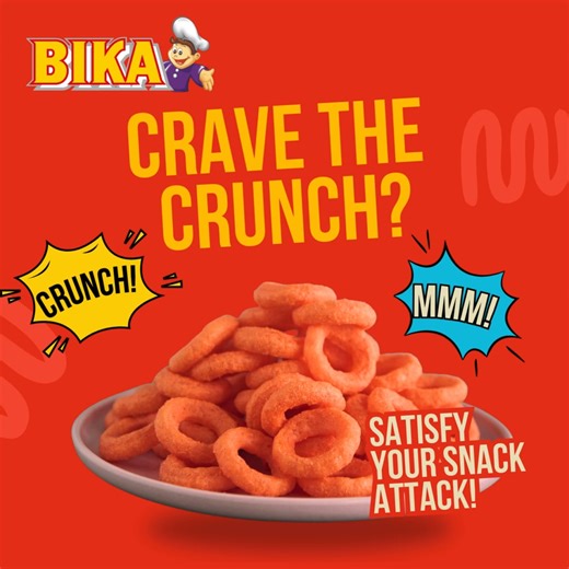 😋 Crave the Crunch? ✨ One bite of Bika and it’s pure Crunch! 💥 Satisfy your snack attack with the irresistible flavor and crispy goodness that keeps you coming back for more. 🥳 Whether it’s movie night, work break, or just because — Bika is always the answer. #BIKA #Coka #SandwichBiscuit #LittleBearBiscuit #MIXNSHAKE #FIKA #OatsBiscuit #Cheese #Chicken #SweetCorn #BagiBagi #CornStick #CornSnacks #ClassicSeries #keropok #Snack #HealthySnack #BIKAFood #BIKASnacks #ProductOfMalaysia #StudentSnac