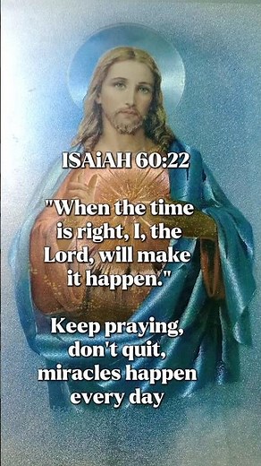 ISAIAH 60:22 THE LORD WILL MAKE IT HAPPEN