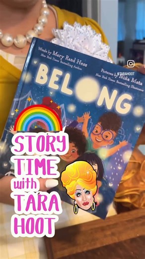 Tara Hoot | Let’s start the New Year with a story of belonging! Sending you lots of love as we head into 2026! ❤️ 🤗 #storytime #dragqueen #belonging... | Instagram