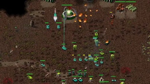 【OpenRA第一视角】联合武装 1.08.2 Brutal AI 2v2 Game 2