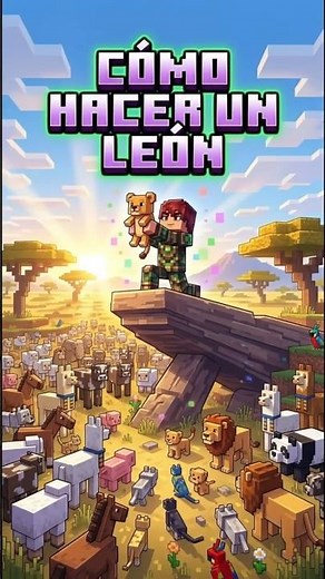 🦁 How to Build a Lion in Minecraft 👑