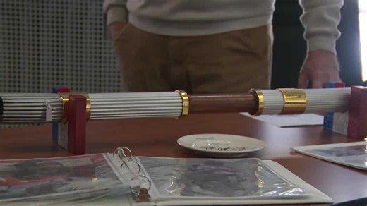 Torch from 1996 Summer Olympics now part of the Glen Rock Historical Society