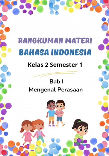 Rangkuman Materi Bahasa Indonesia Kelas 2 Semester 1